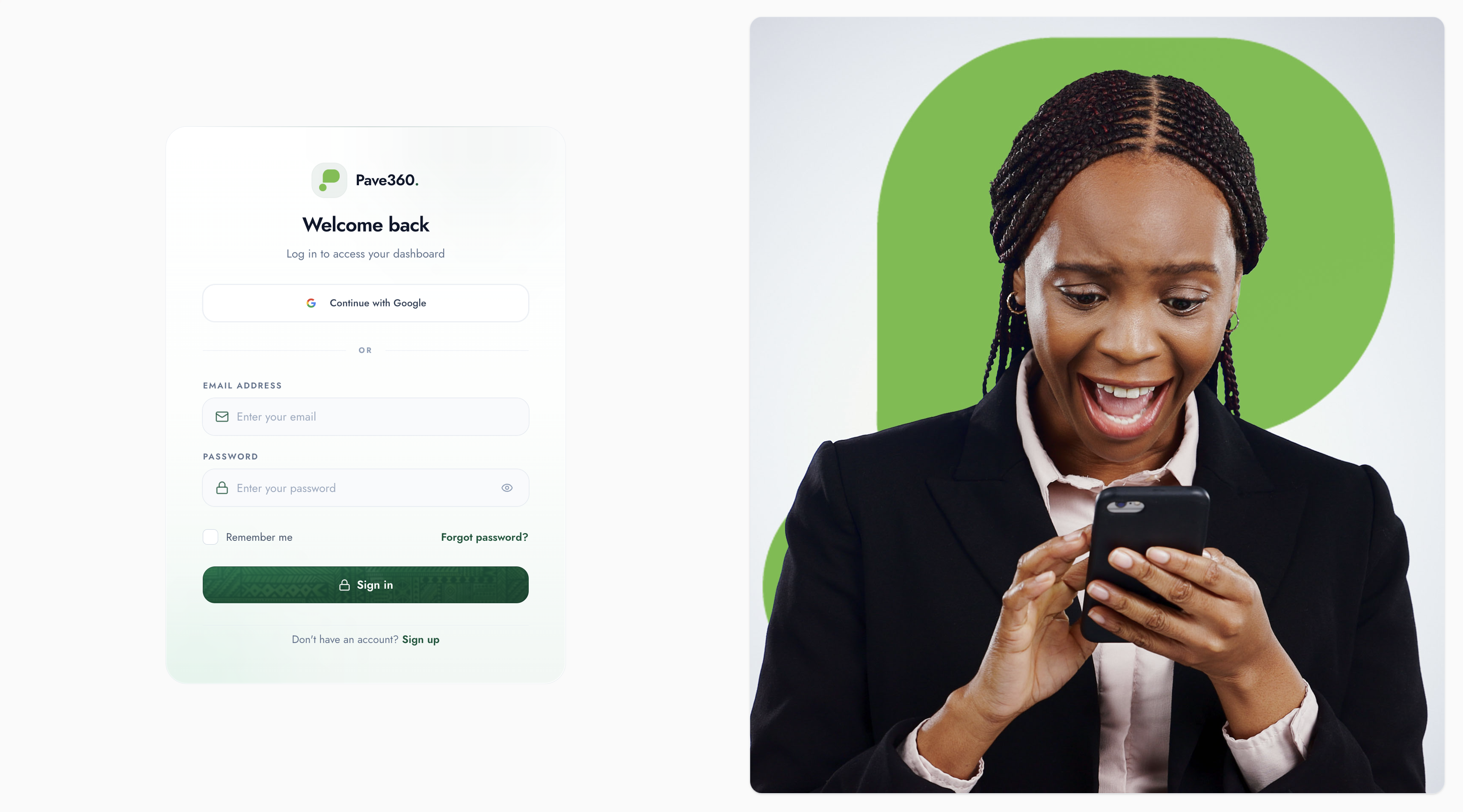 Pave360 Web App cover