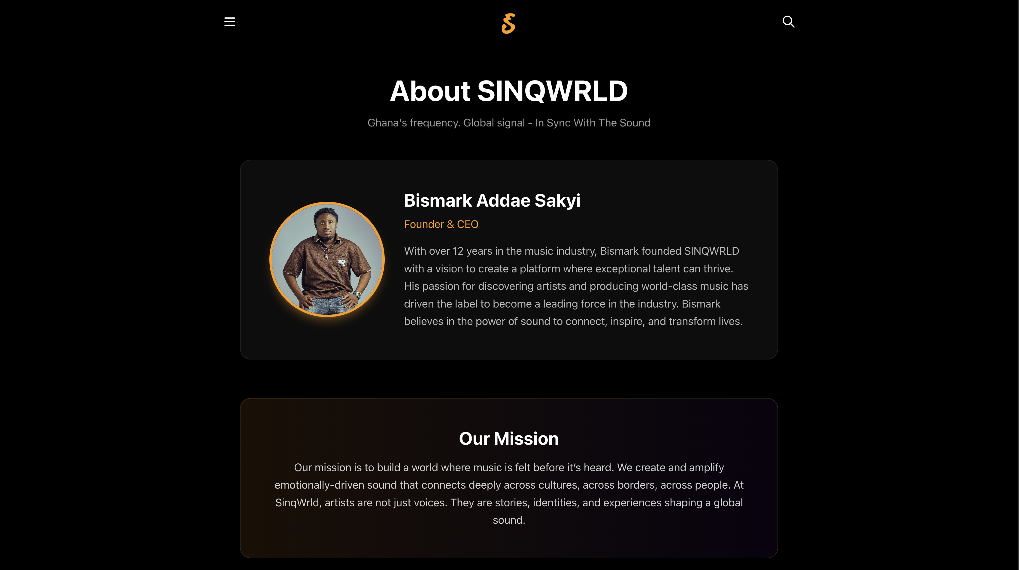 Sinqwrld Ltd screenshot 1
